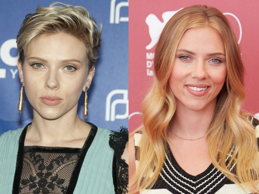 Scarlett Johansson prima e dopo