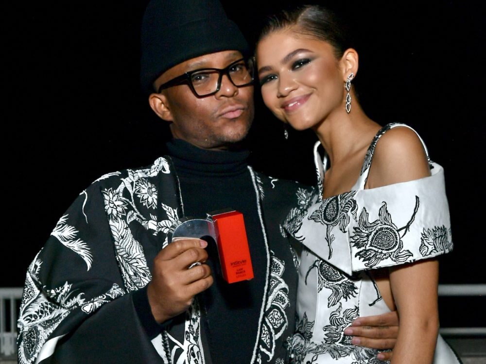 Zendaya con il suo stylist Law Roach