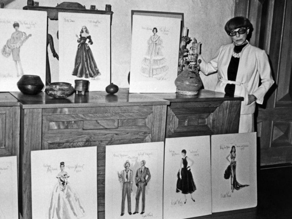 Edith Head studiò le palette colori e disegnò gli abiti di scena delle più famose attrici di Holl