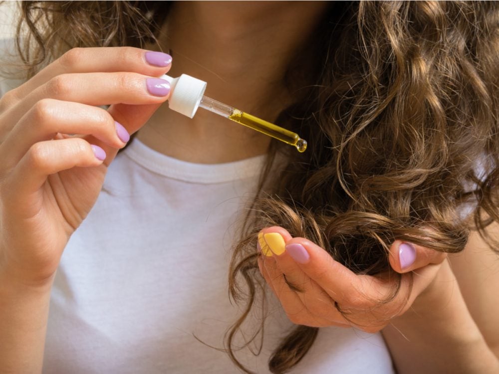 capelli d'autunno doppie punte