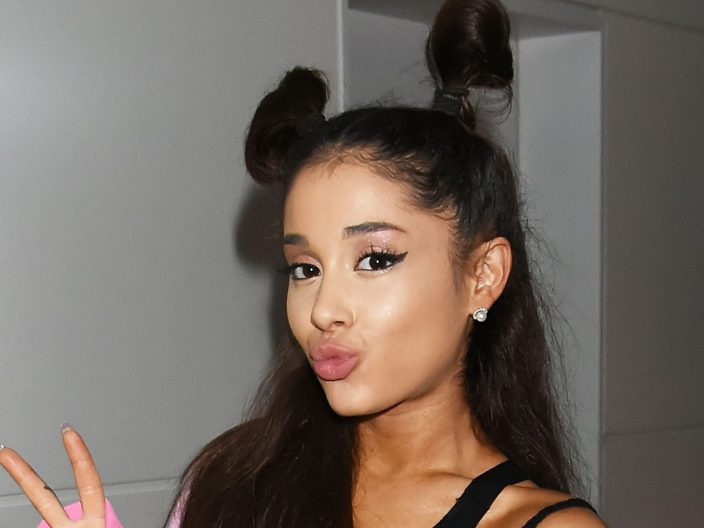 Ariana Grande space bun