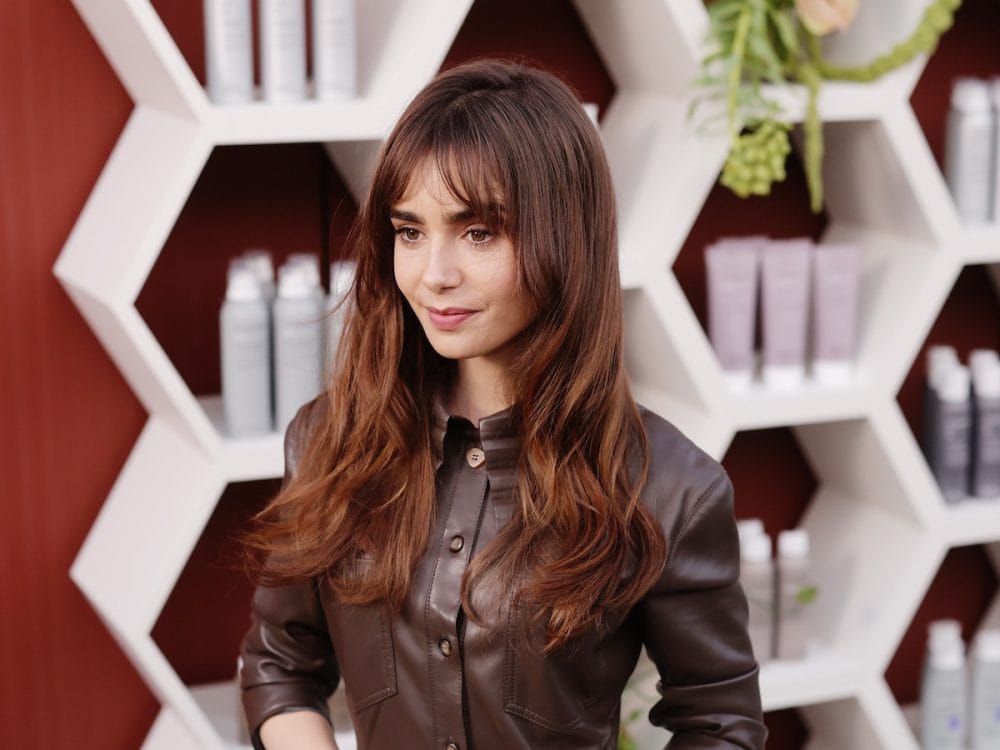 L'attrice Lily Collins